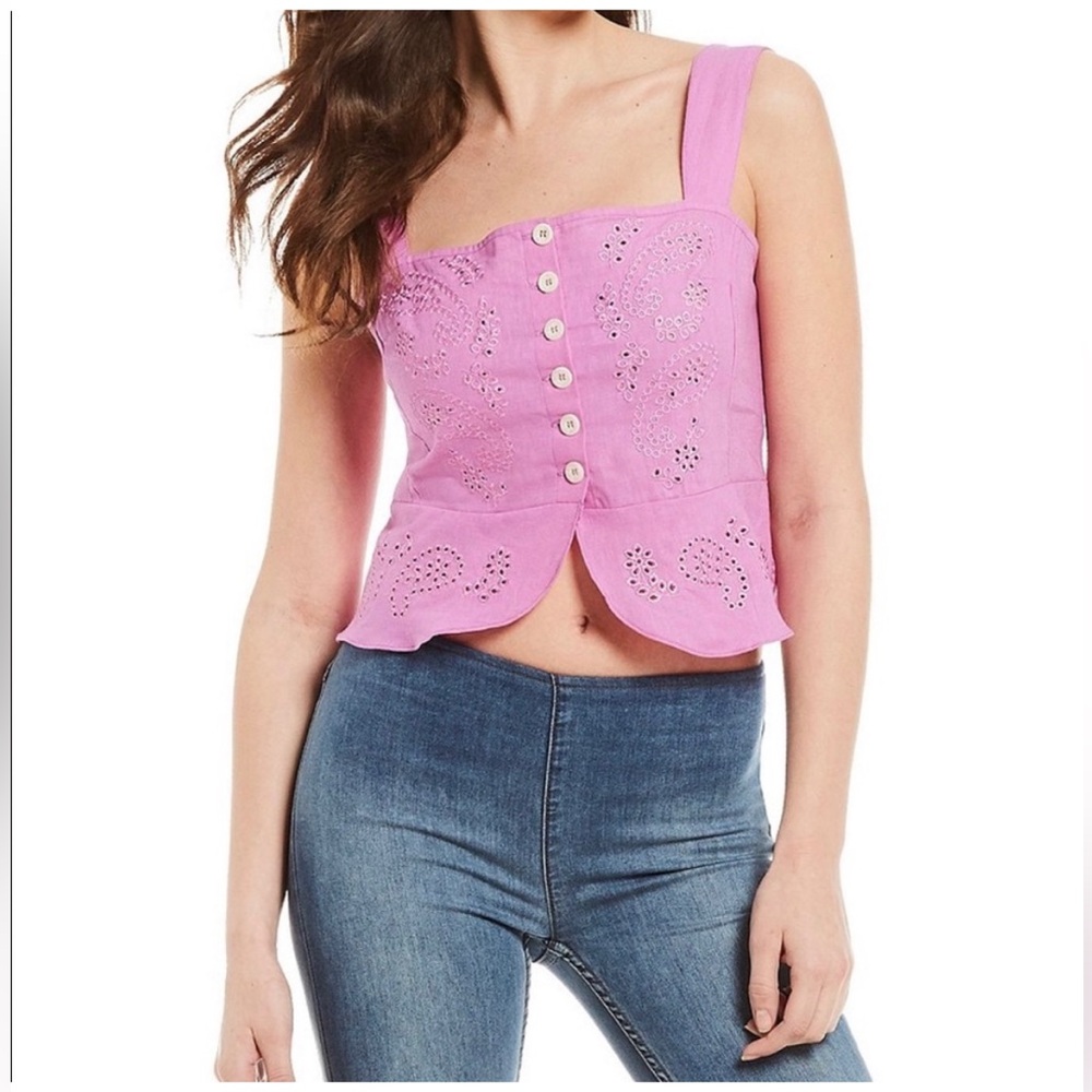 Free people pink tank 👚